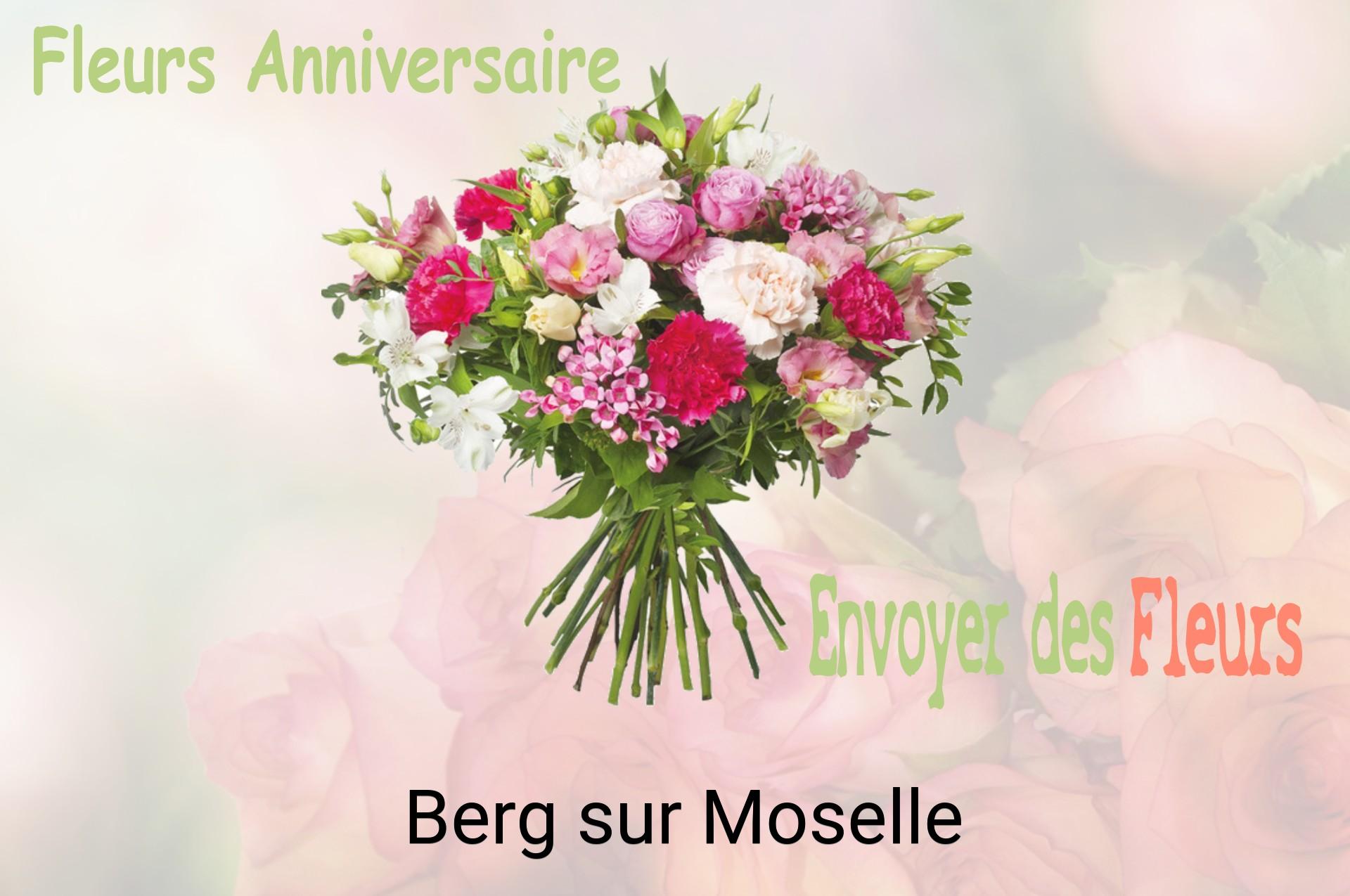 Bouquet de fleurs d’anniversaire livré à Berg-sur-Moselle